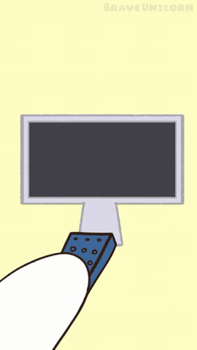 Two Unicorns Watching Netflix GIF
