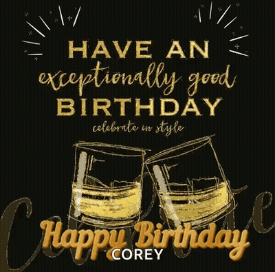 Two Whiskey Glasses Birthday Card Celebrate In Style GIF