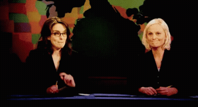 Two Women At Desk Bitches Get Stuff Done GIF