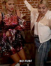 Two Women Dance Party No Fun GIF