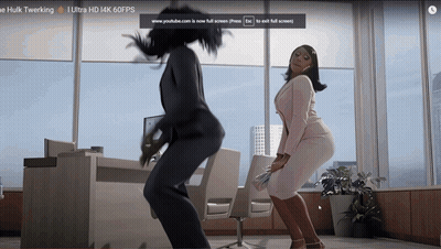 Two Women Dancing Before Youtube.com Is Now Full Screen GIF