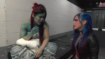 Two Women Dancing In Front Of Crowd With Girls GIF