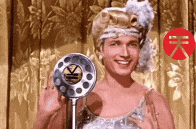Two Women Dancing On Balcony Holding Hands GIF