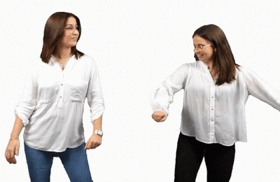 Two Women Dancing Saying Yeah GIF