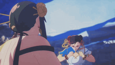 Two Women Fighting Cartoon GIF