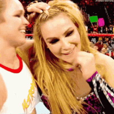 Two Women Fighting In Ring GIF