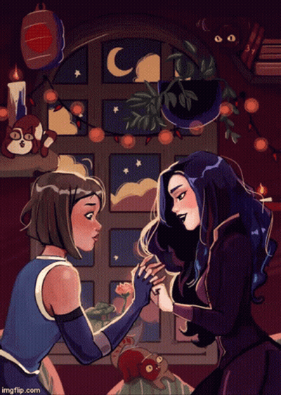 Two Women Holding Hands Imgflip GIF