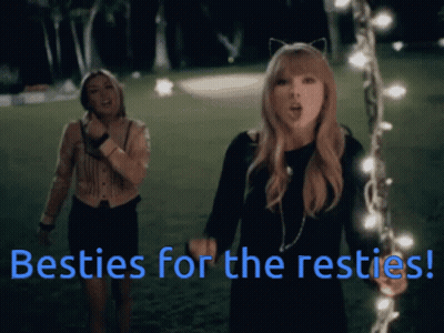 Two Women Holding Lights Besties For Resties GIF