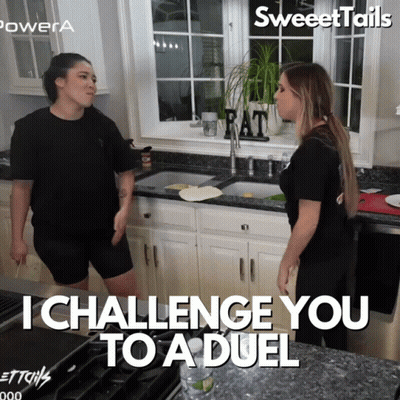 Two Women I Challenge You To A Duel GIF