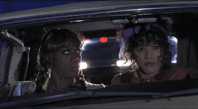 Two Women In Car I Bet You Were The Brightest In Your Class Weren't You GIF