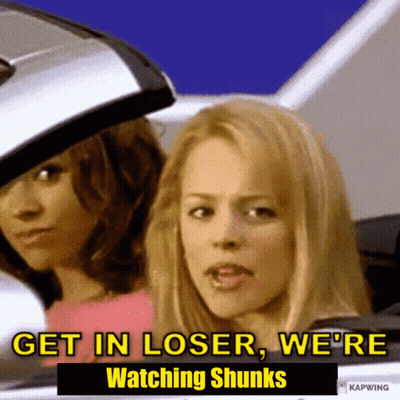 Two Women In Car Saying Get In Loser We're Watching Stinks GIF