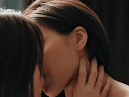 Two Women Kissing GIF