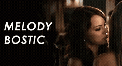 Two Women Kissing In Dark Room Melody Bostic GIF