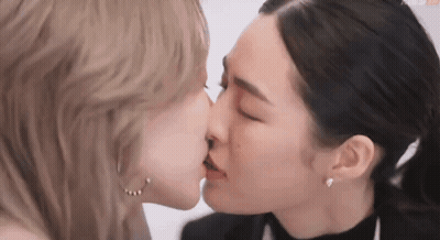 Two Women Kissing GIF