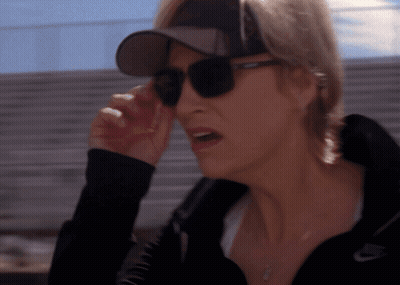 Two Women Making Funny Faces At Camera GIF