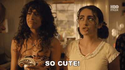 Two Women One Saying So Cute GIF