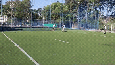 Two Women One Touching Eyebrow GIF