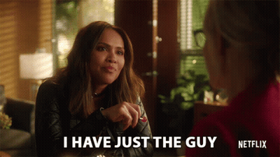 Two Women Saying I Have Just The Guy GIF