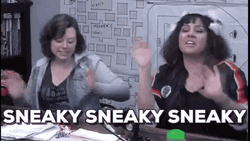 Two Women Singing Sneaky GIF