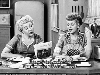 Two Women Sitting At Table GIF