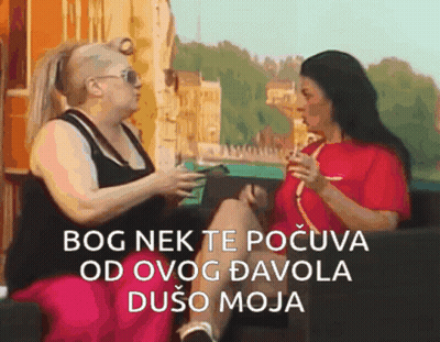 Two Women Sitting On Couch Talking GIF
