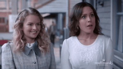 Two Women Smiling GIF
