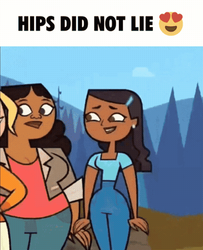 Two Women Standing Hip Did Not Lie GIF