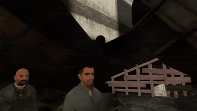 Two Women Standing With Mouths Open GIF
