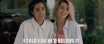 Two Women Talking GIF