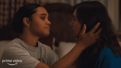 Two Women Touching Foreheads Prime Video GIF