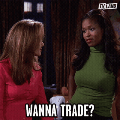 Two Women Wanna Trade GIF