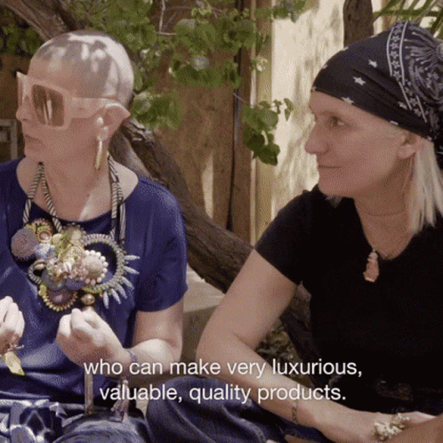 Two Women Who Can Make Luxurious Quality Products GIF
