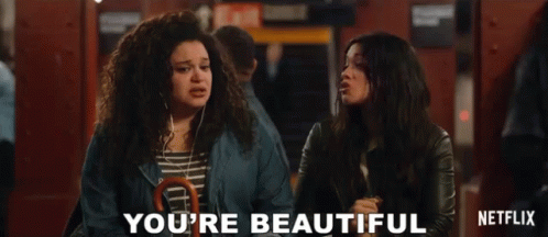 Two Women You're Beautiful GIF