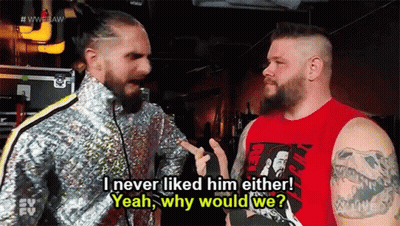 Two Wrestlers Say I Never Liked Him Either GIF