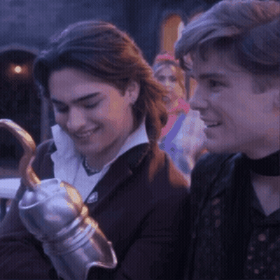 Two Young Men One Holding Hook GIF