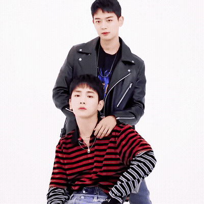 Two Young Men One In Leather Jacket GIF