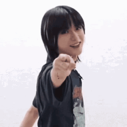 TXT Beomgyu Finger Heart Love GIF