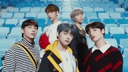 TXT Boy Band Moving Shoulders GIF