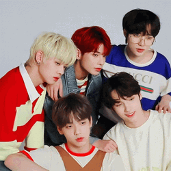 TXT Boy Band Photoshoot GIF