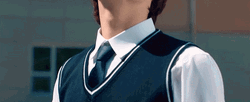 TXT Huening Kai Looking Up GIF