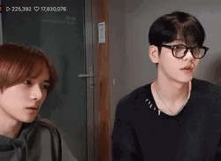 TXT Soobin Beomgyu Reactions GIF