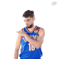 Ty Jerome OKC Shoulder Brush GIF