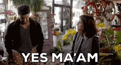 Tyler Hynes Yes Maam GIF