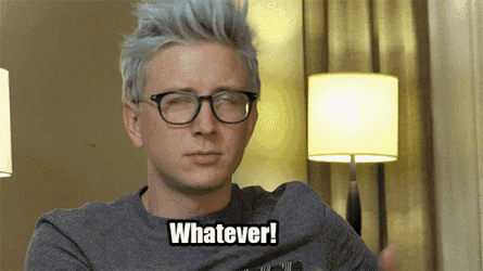 Tyler Oakley Whatever GIF