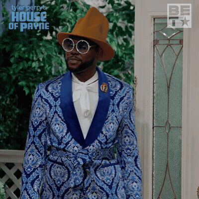 Tyler Perry's House Of Payne Man In Blue Suit GIF