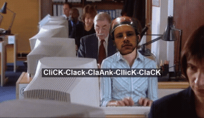 Typing Maniac Click Clack GIF
