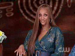 Tyra Banks Wave Like Crazy GIF