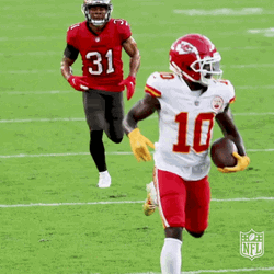 Tyreek Hill Back Flip & Kneel GIF