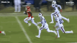 Tyreek Hill Running With Point GIF