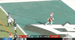 Tyreek Hill Side Back Flip GIF
